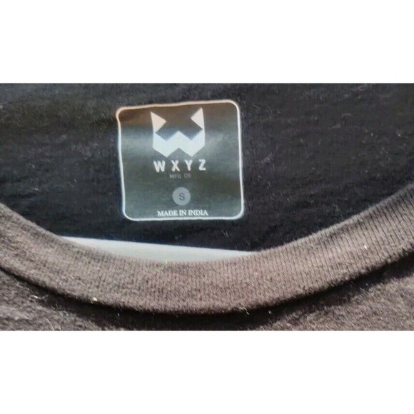 WXYZ Mf Co TShirt Floral Hawaiian Tropical Black Mens Size S Small Short Slv Top - Picture 7 of 12